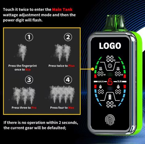 Inteligentny dotyk Vape